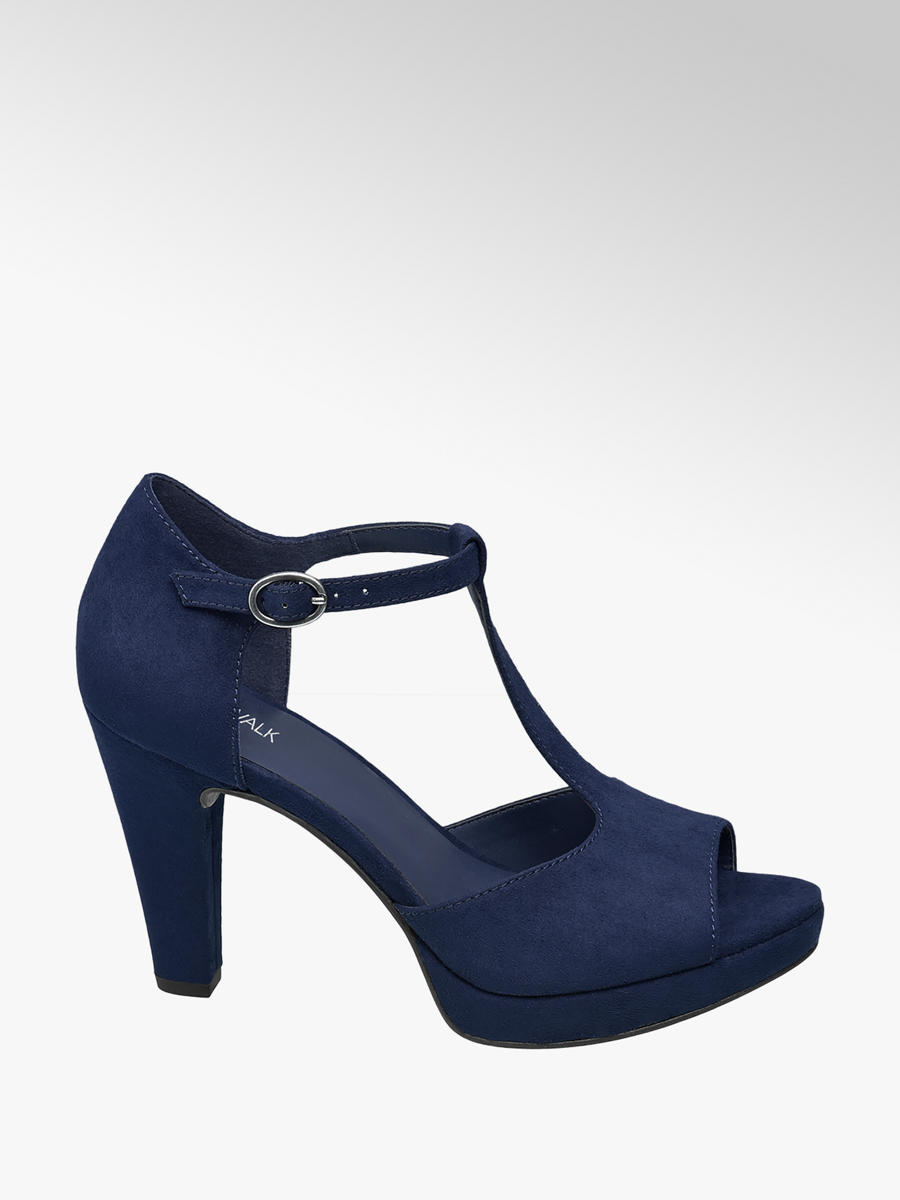 Marino Sandalia Azul Deichmann Catwalk De Tacón DWH9IE2